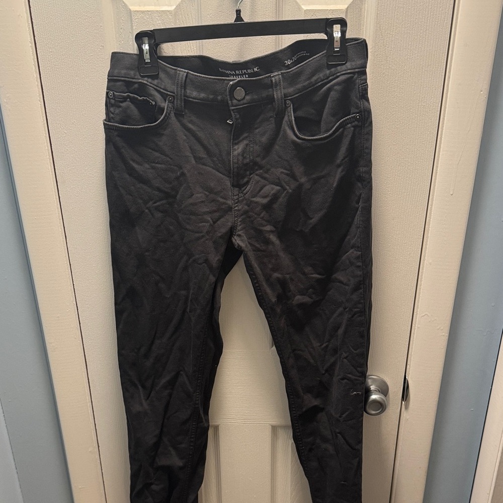 Banana Republic Traveler Black Denim